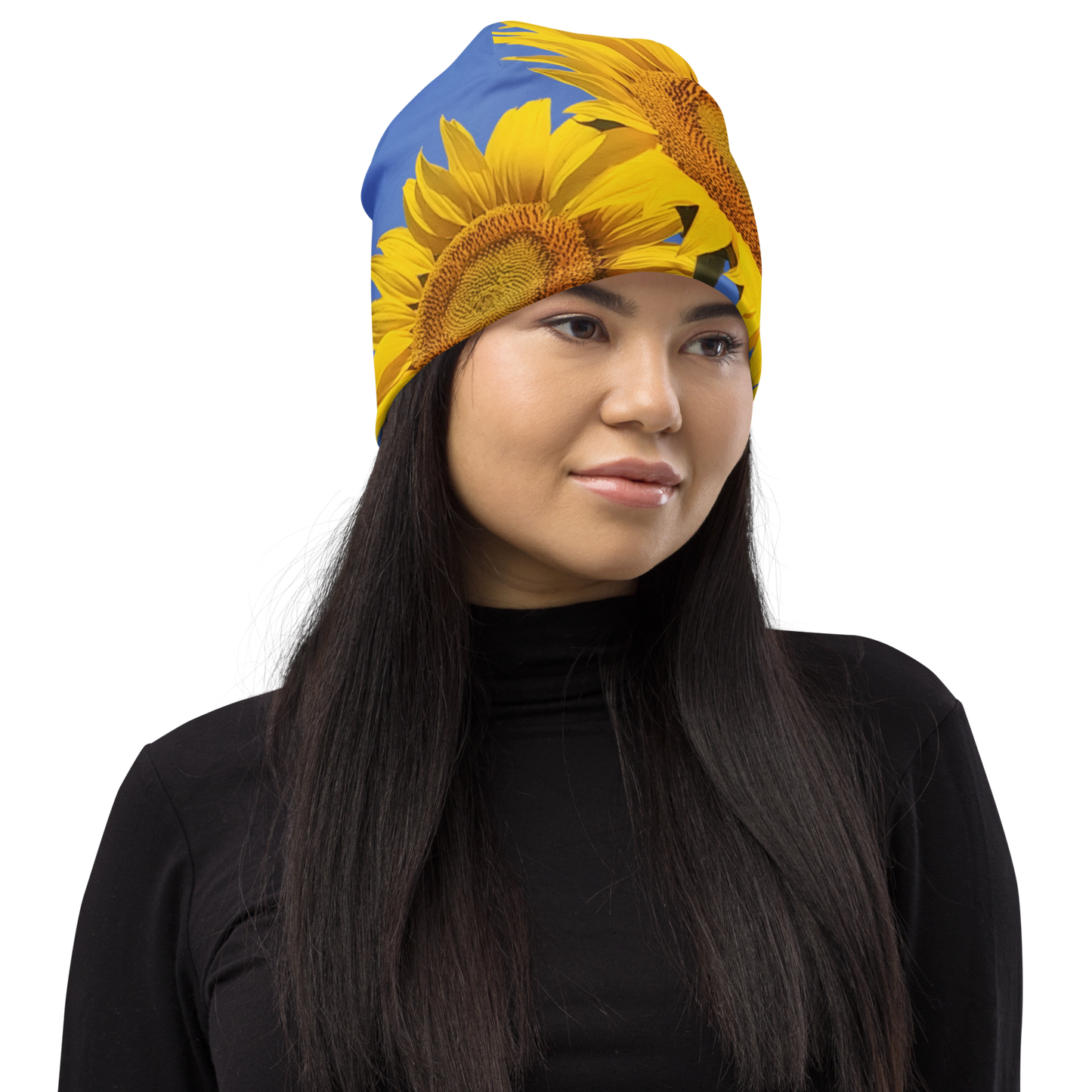 The FLOWER LOVE Collection - "Sunflower Sisters" Design Beanie - Lightweight, Cute Chemo Hat