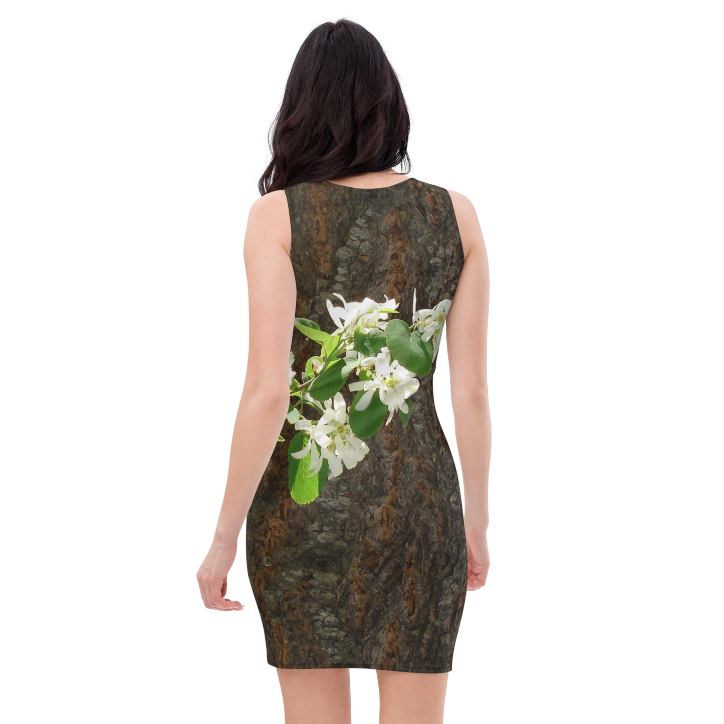 The EARTH LOVE Collection - "Bark & Blossom Bliss" Design Tank Dress