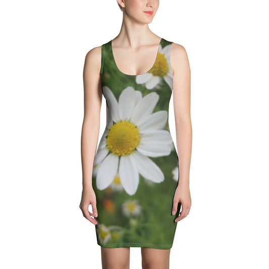 The FLOWER LOVE Collection - "Daisy Daydreams" Design Tank Dress