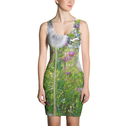 The FLOWER LOVE Collection - "Dreamy Dandelions" Design Tank Dress