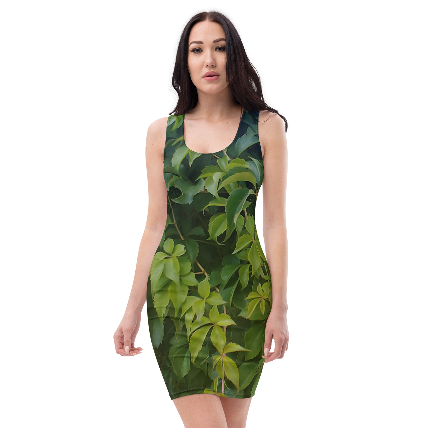 The EARTH LOVE Collection - "Valiant Virginia Creeper" Design Tank Dress