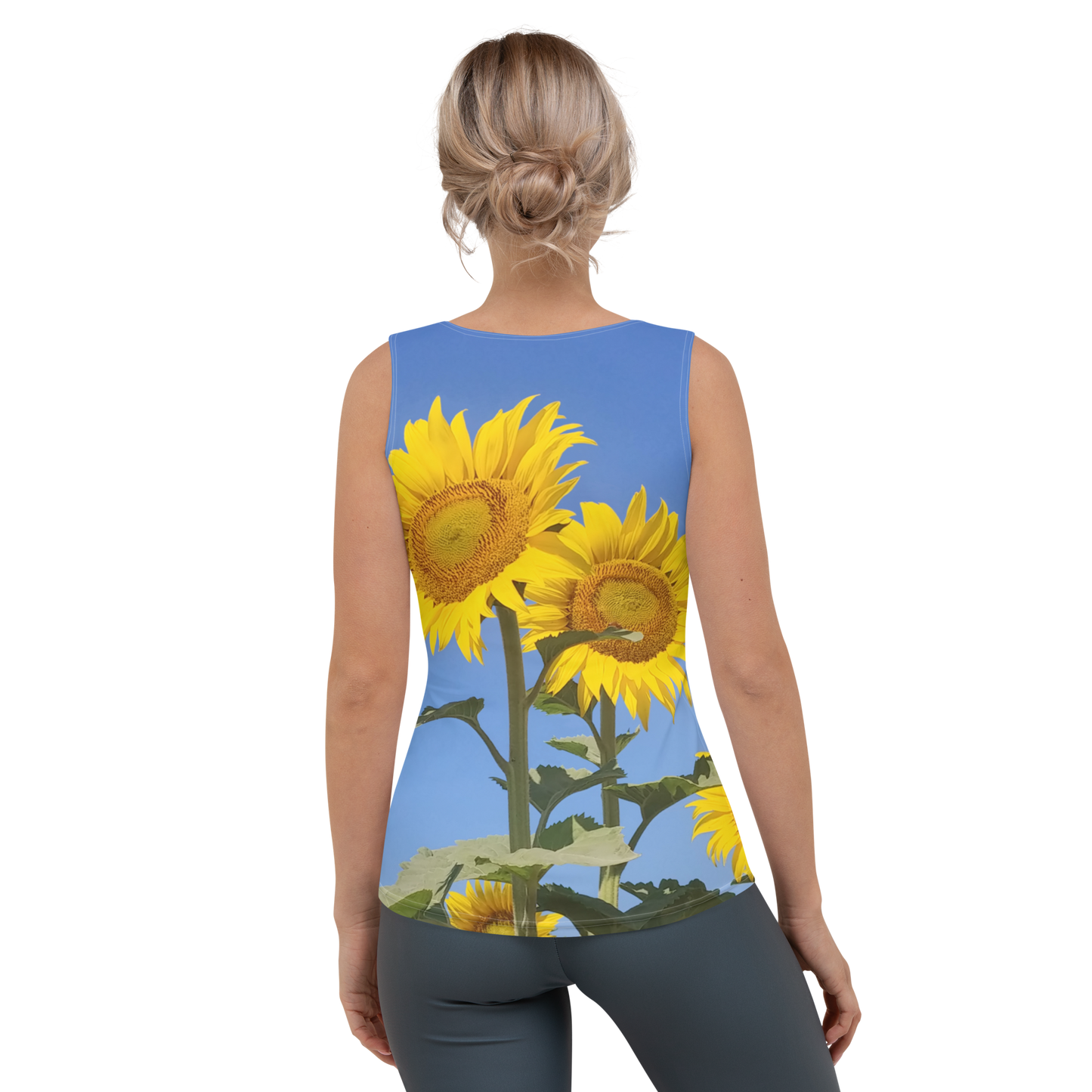 The FLOWER LOVE Collection - "Sunflower Sisters" Design Tank Top