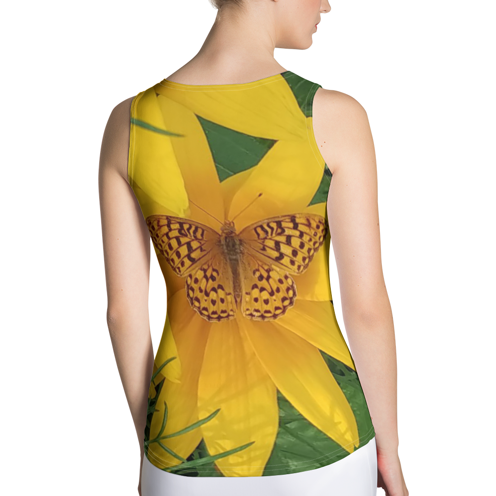 The FLOWER LOVE Collection - "Butterfly Beauty" Design Tank Top