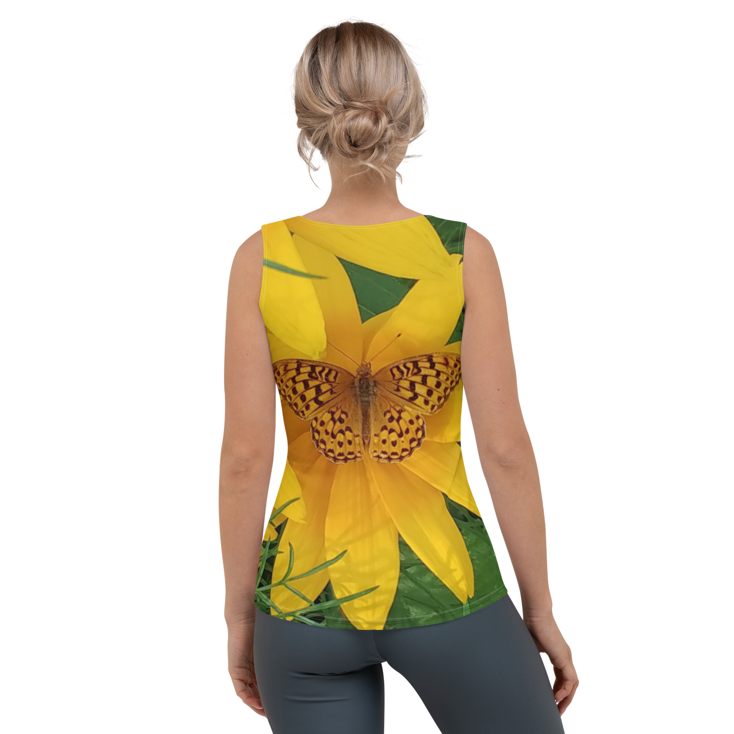 The FLOWER LOVE Collection - "Butterfly Beauty" Design Tank Top