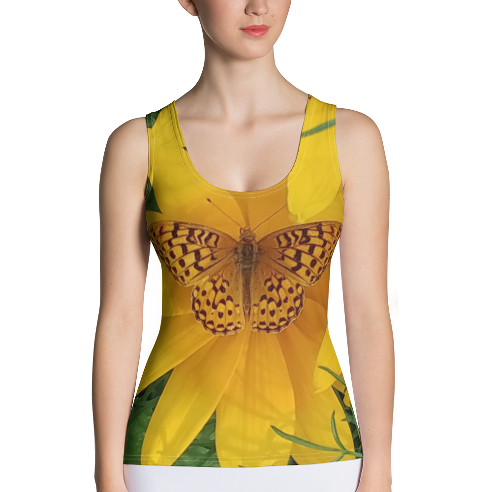 The FLOWER LOVE Collection - "Butterfly Beauty" Design Tank Top