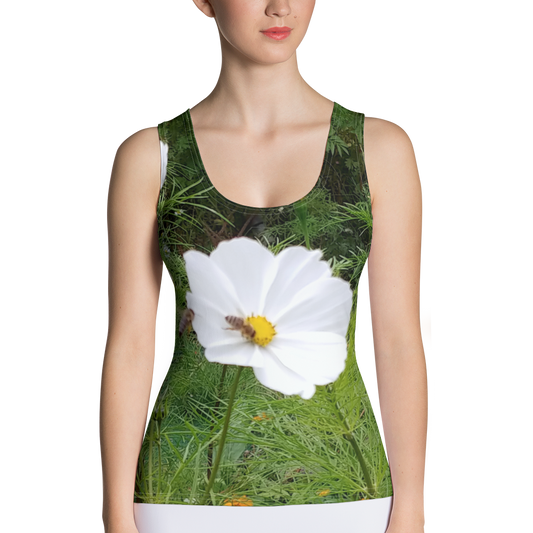 The FLOWER LOVE Collection - "Captivating Cosmos" Design Tank Top