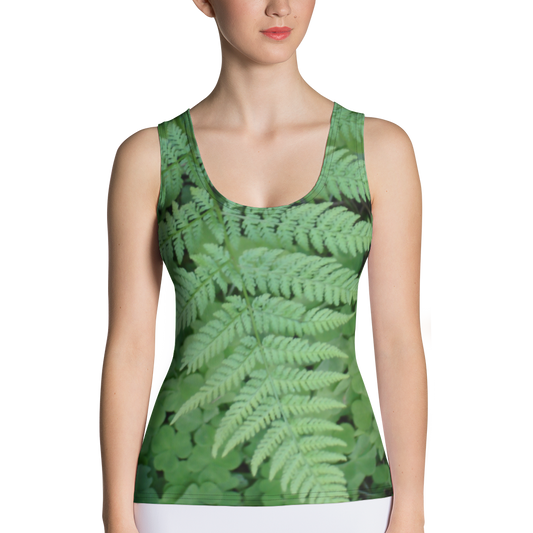 The EARTH LOVE Collection - "A Forest Fern" Design Tank Top