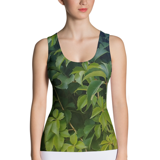 The EARTH LOVE Collection - "Valiant Virginia Creeper" Tank Top