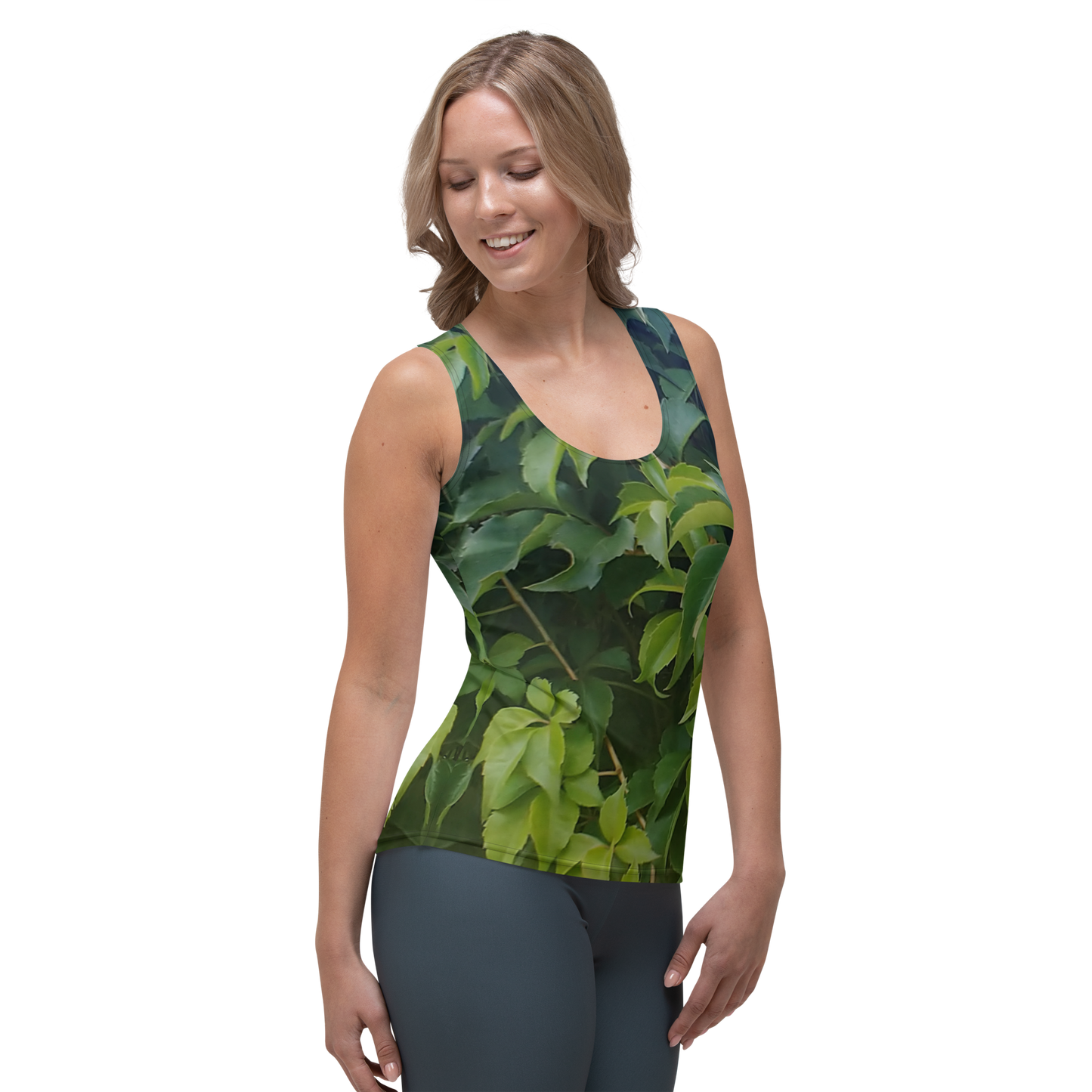 The EARTH LOVE Collection - "Valiant Virginia Creeper" Tank Top